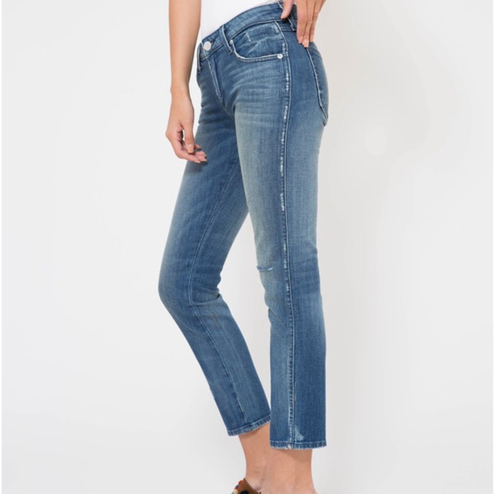 Amo Kate jeans in Seaside with Destroy wash from Revolve